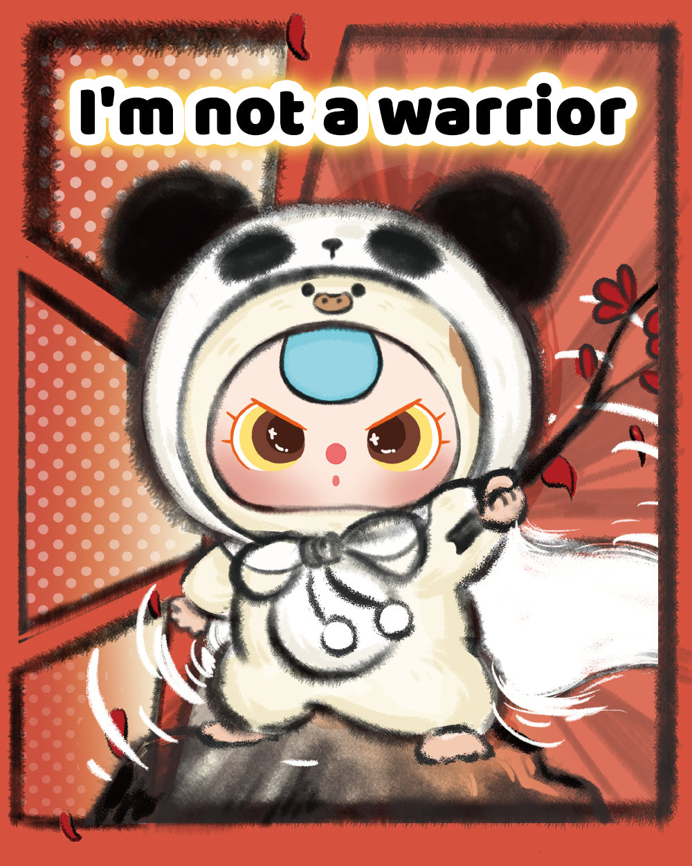 🦸♀️ Baby Three – Kahramanın Ben Değilim Peluş Sürpriz Kutu Figürü