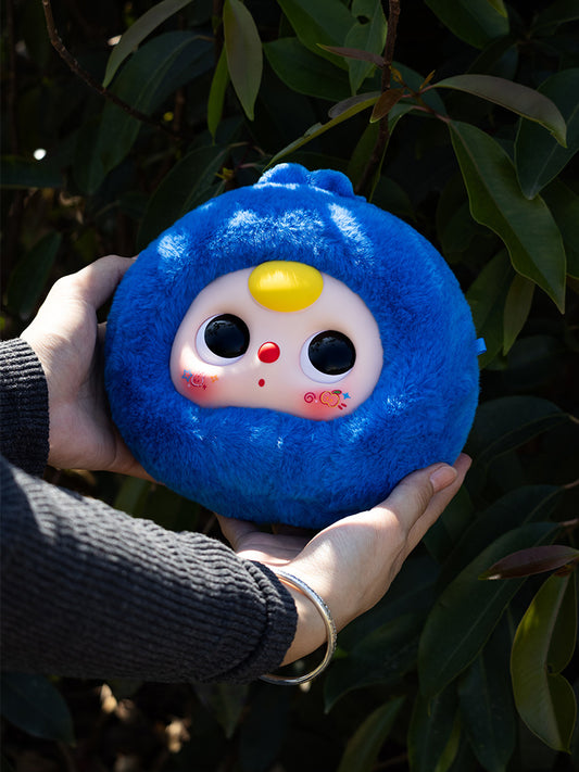 🍎 Baby Three – Meyve Bahçesi Fermuarlı Çanta Peluş Sürpriz Kutu Figürü