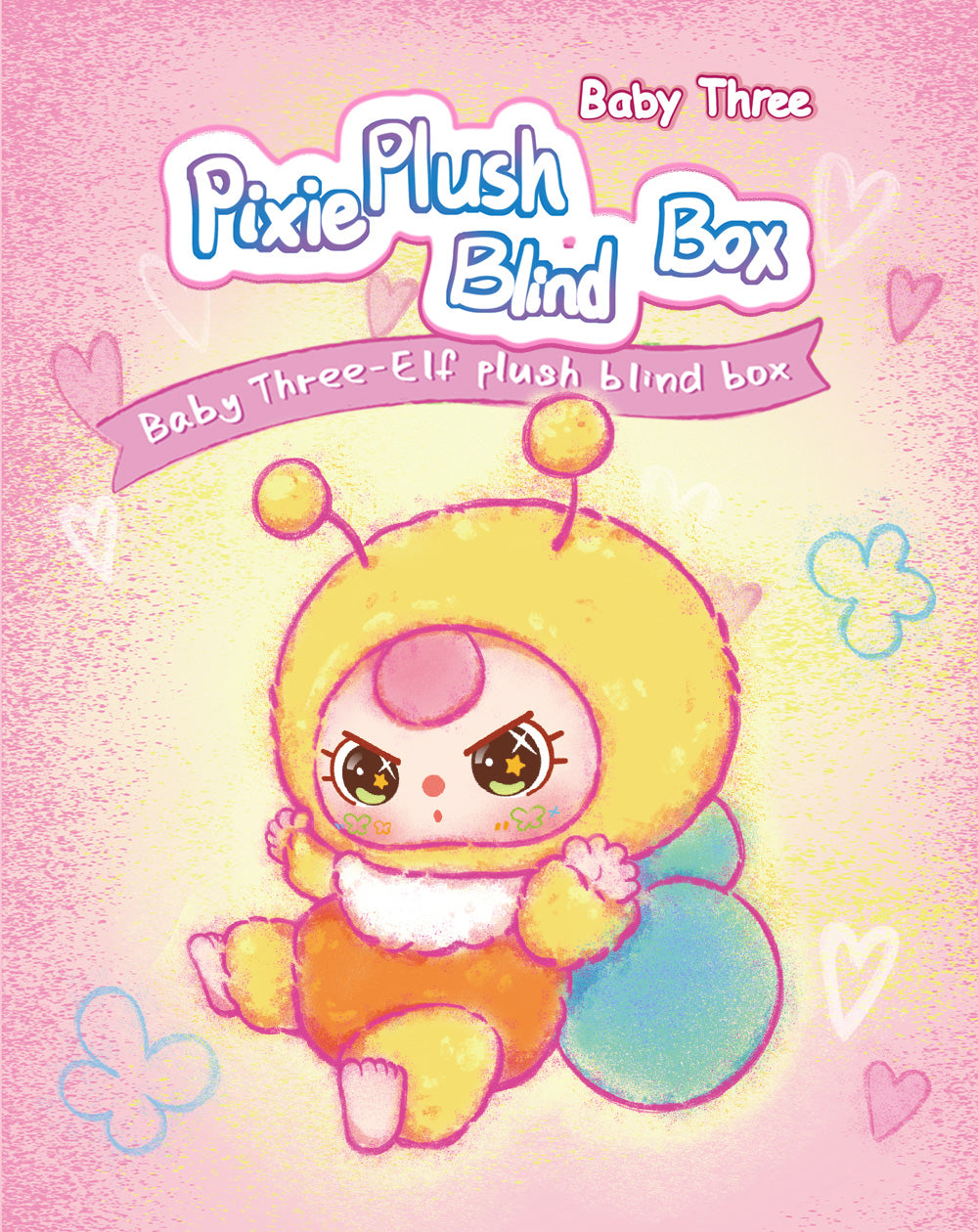 🧚‍♀️ Baby Three – Elf Serisi Peluş Şans Çantası Figürü