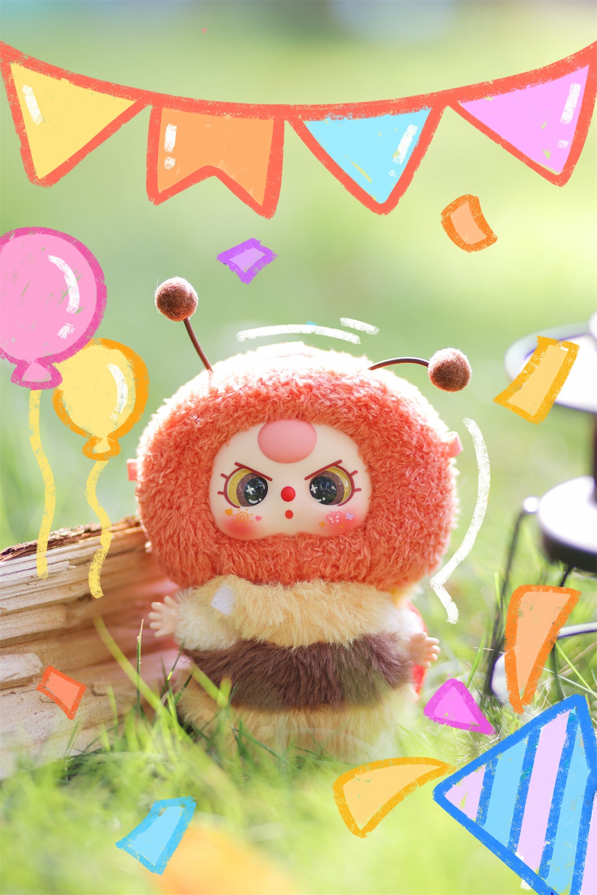 🧚‍♀️ Baby Three – Elf Serisi Peluş Şans Çantası Figürü