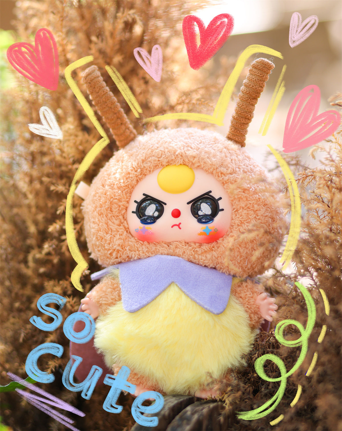 🧚‍♀️ Baby Three – Elf Serisi Peluş Şans Çantası Figürü