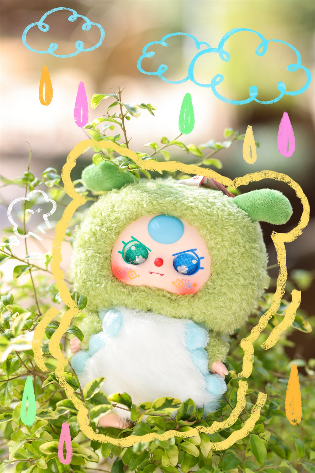 🧚‍♀️ Baby Three – Elf Serisi Peluş Şans Çantası Figürü